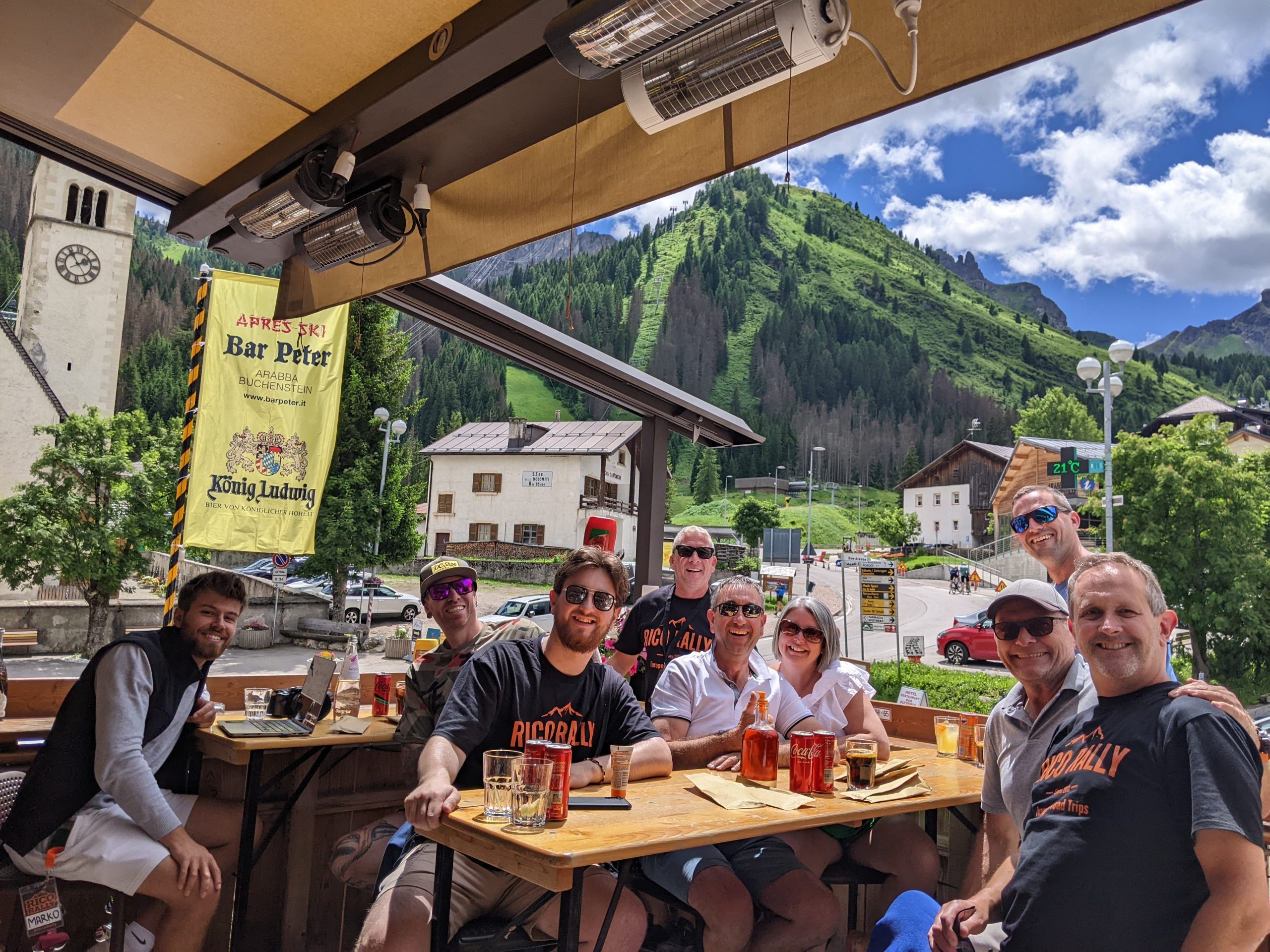 The Rico Rally team in the Dolomites 2024