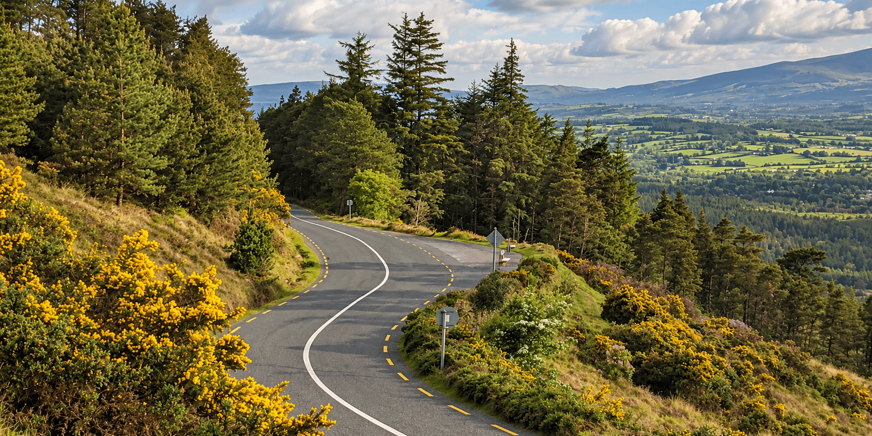 View of The Vee in Knockmealdown mountains Ireland